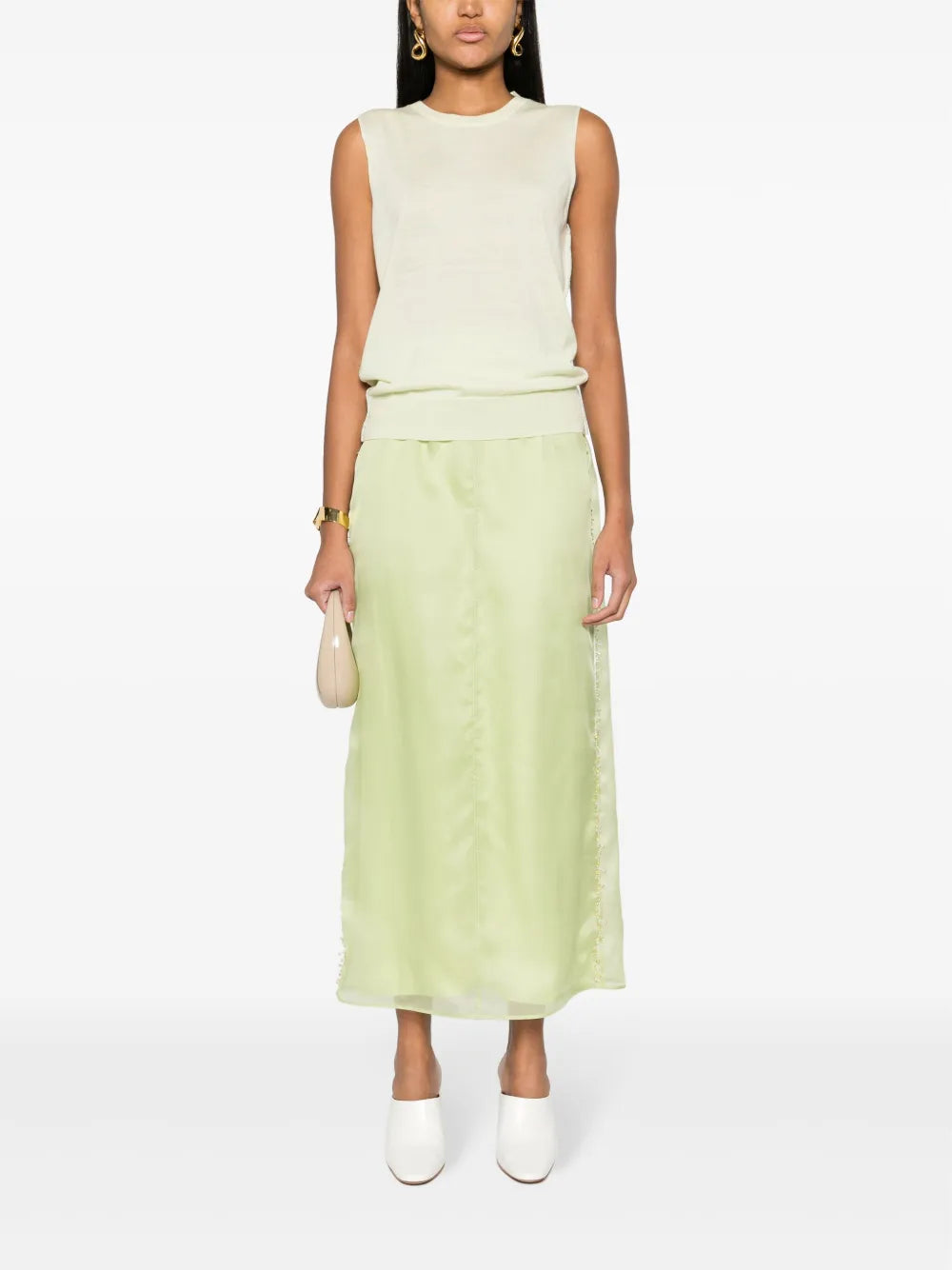 Sleeveless Knitted Top