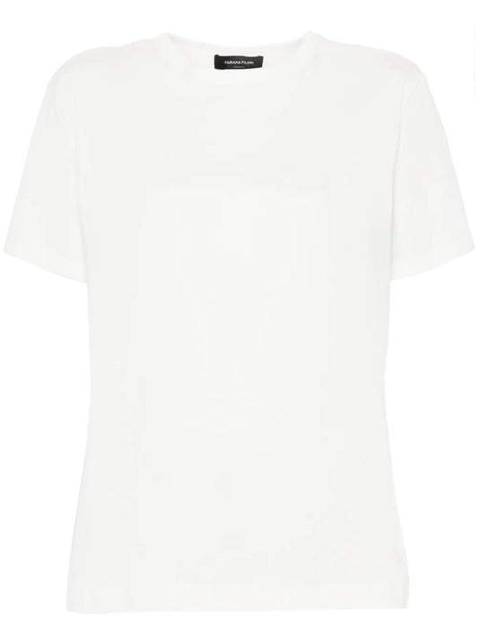 Panelled Cotton T-Shirt