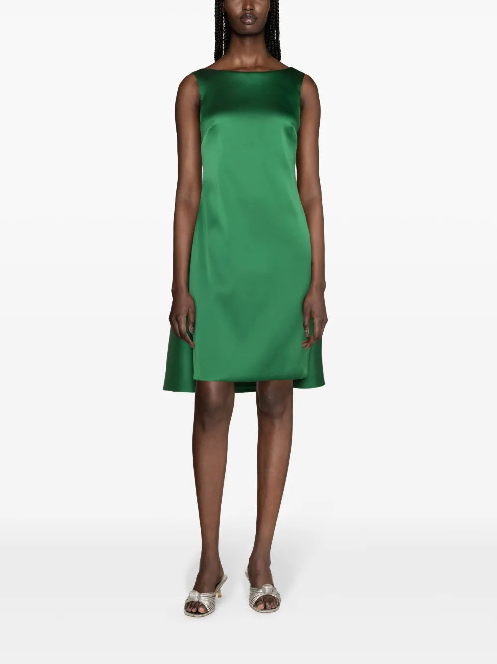 Papavero Satin Midi Dress