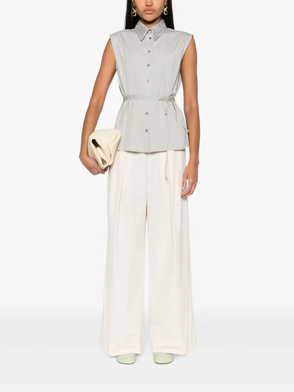 Bead-Embellished Blouse