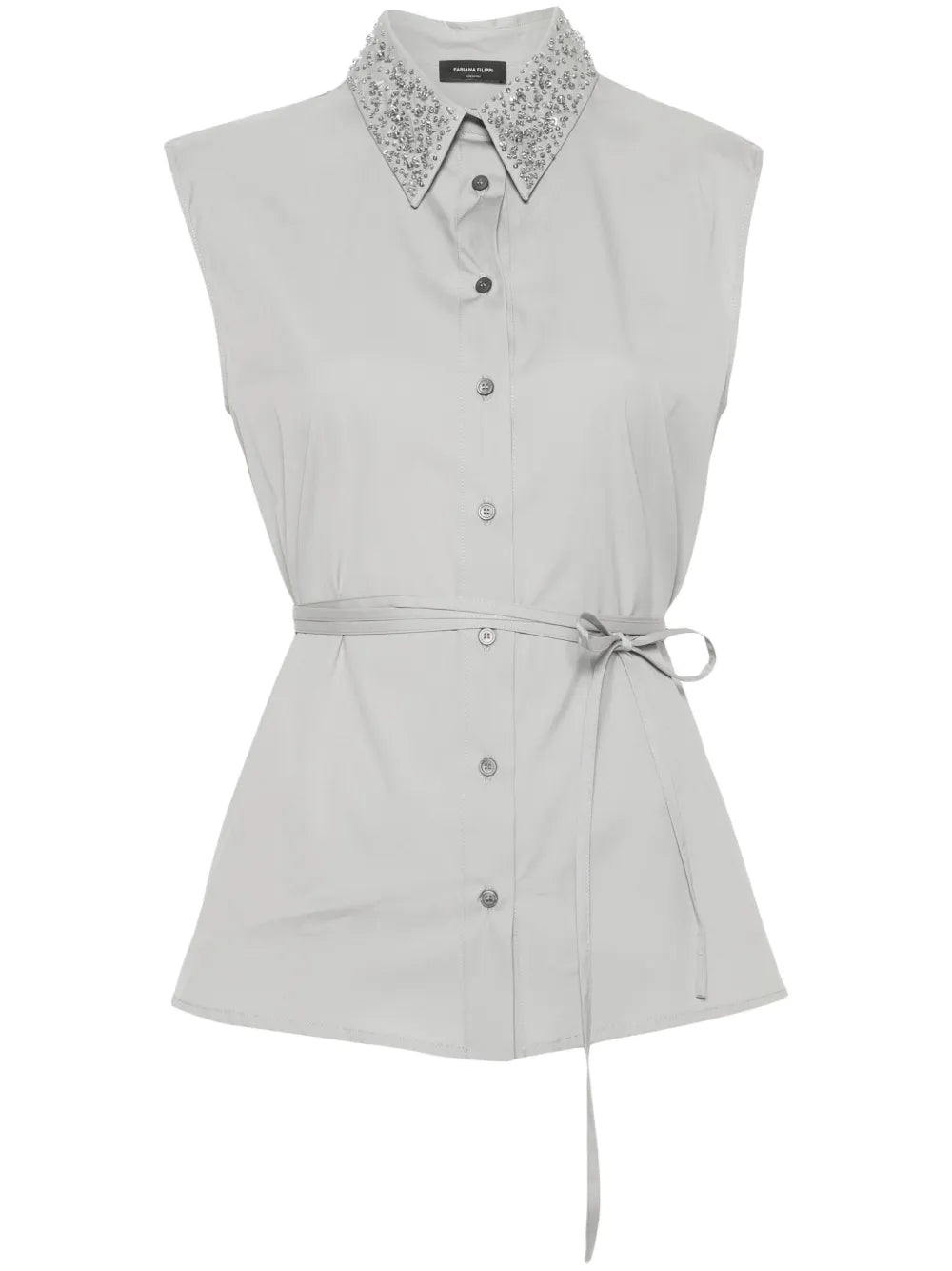 Bead-Embellished Blouse