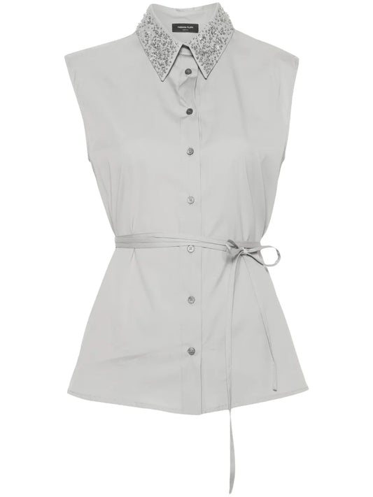 Bead-Embellished Blouse