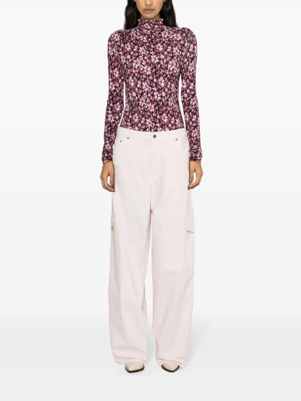 Bethany Wide-Leg Cargo Jeans
