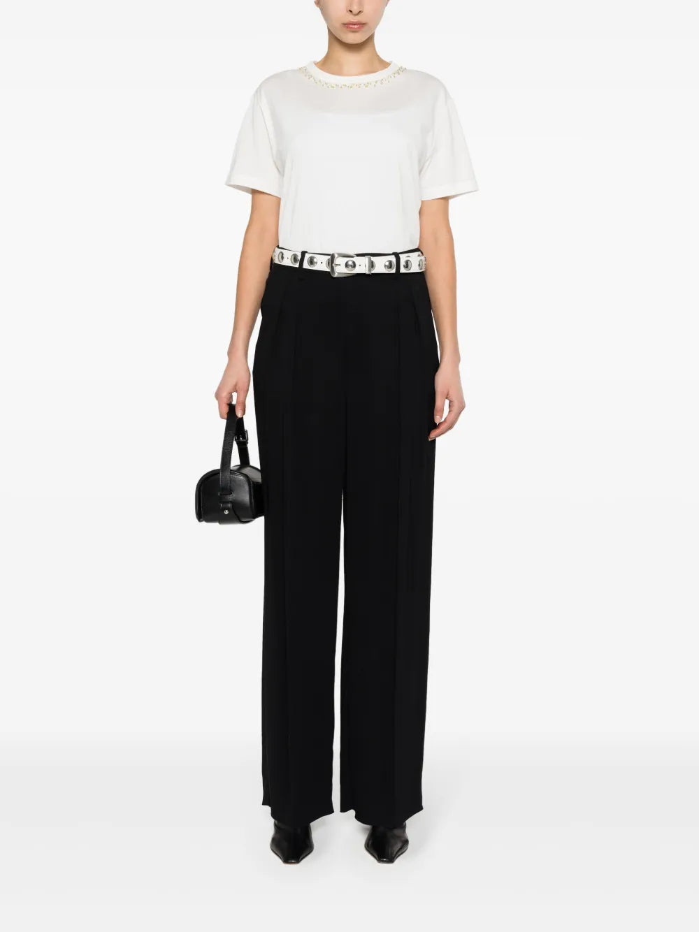 Bead-Embellished T-Shirt