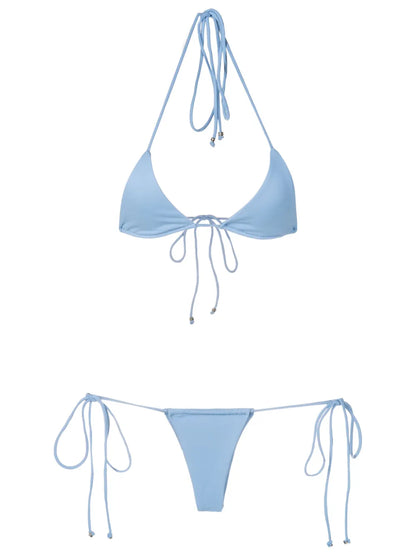 Halterneck Triangle Bikini
