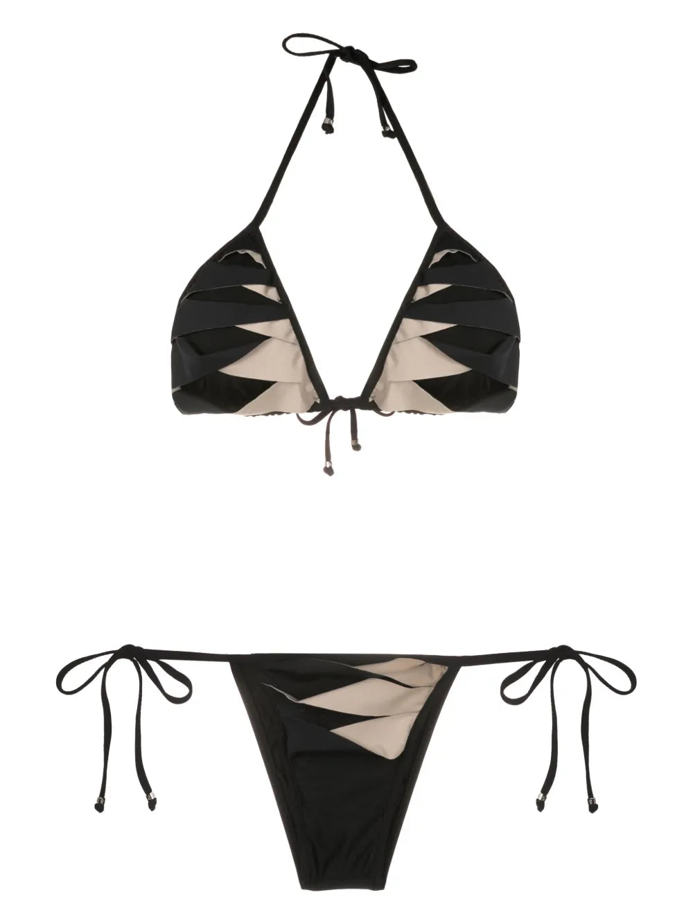 Cut-Out Triangle Bikini