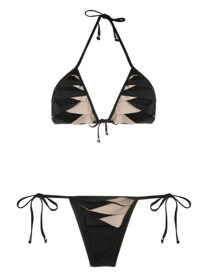 Cut-Out Triangle Bikini