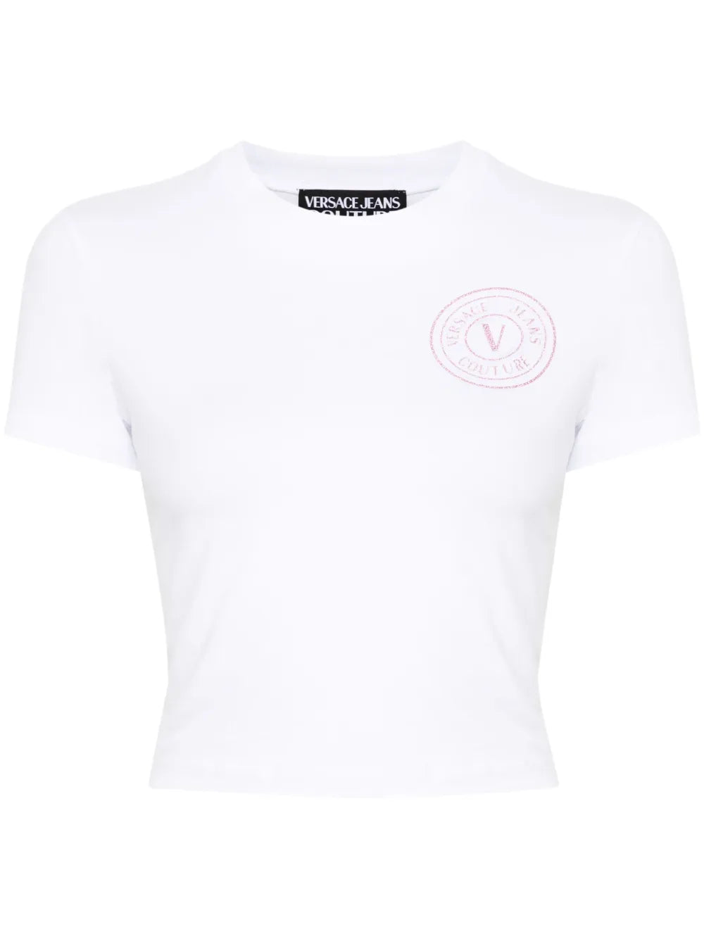 V-Emblem Glittered T-Shirt