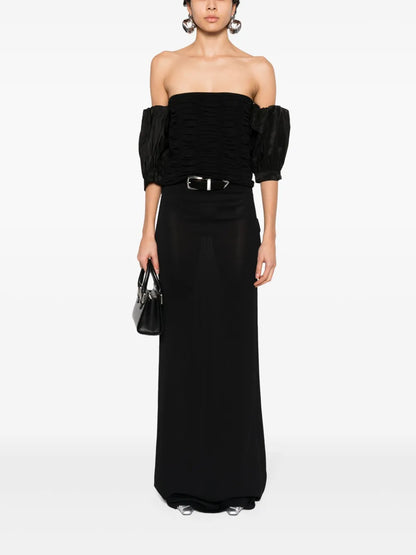 Off-Shoulder Ruched Top