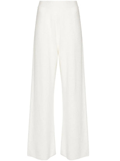Sequin-Embellished Knitted Trousers