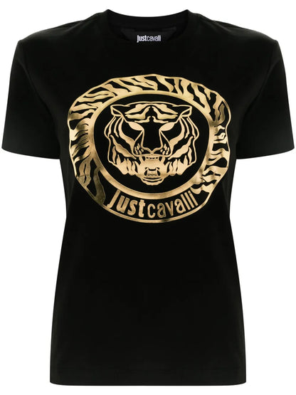 Tiger Head-Print T-Shirt