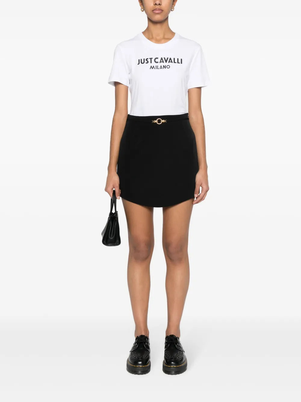 Logo-Engraved Mini Skirt