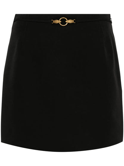 Logo-Engraved Mini Skirt