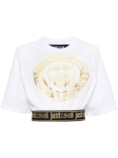 Tiger Head-Print T-Shirt
