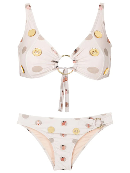 Graphic-Print Bikini