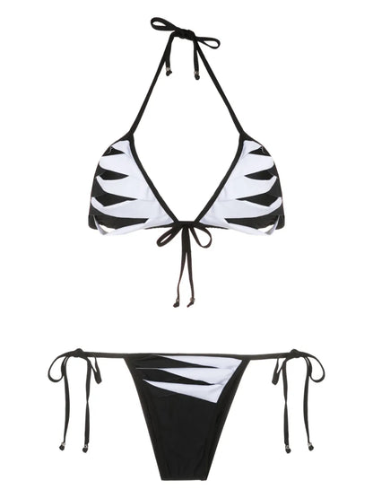 Cut-Out Triangle Bikini