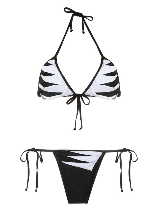 Cut-Out Triangle Bikini