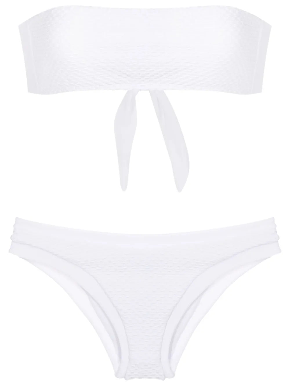 Textured Bandeau Bikini