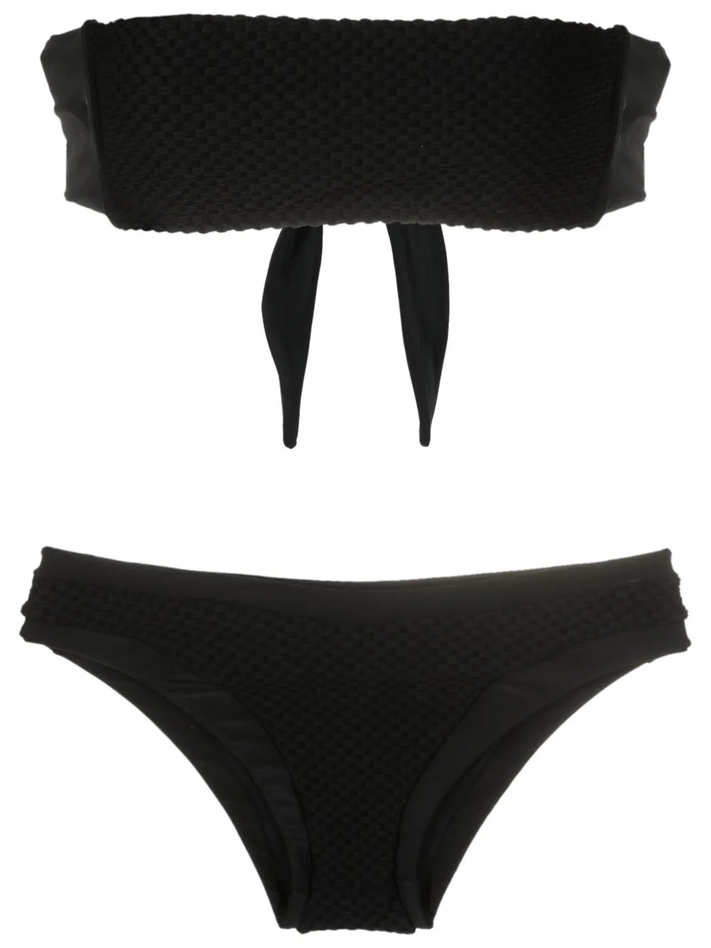 Textured Bandeau Bikini