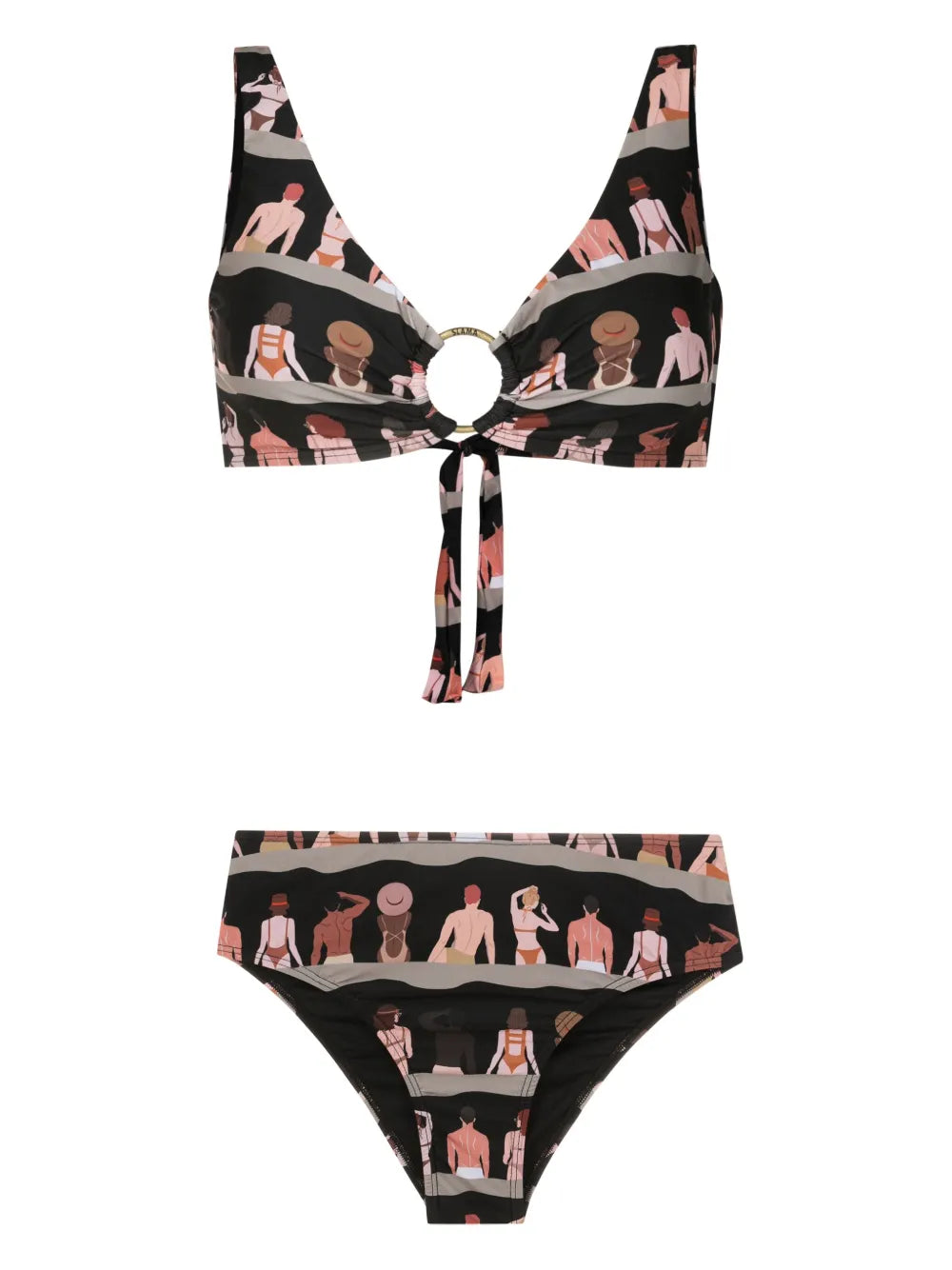 Graphic-Print Bikini