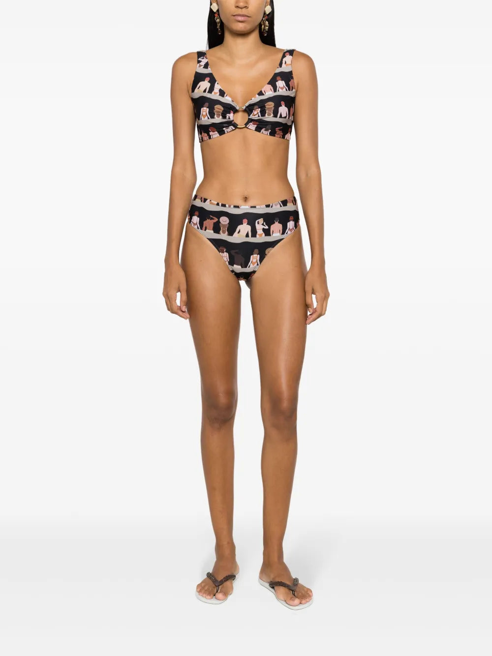 Graphic-Print Bikini