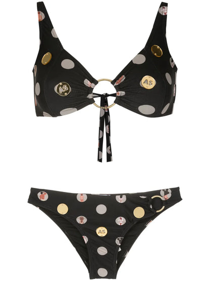 Graphic-Print Bikini