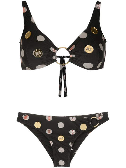 Graphic-Print Bikini
