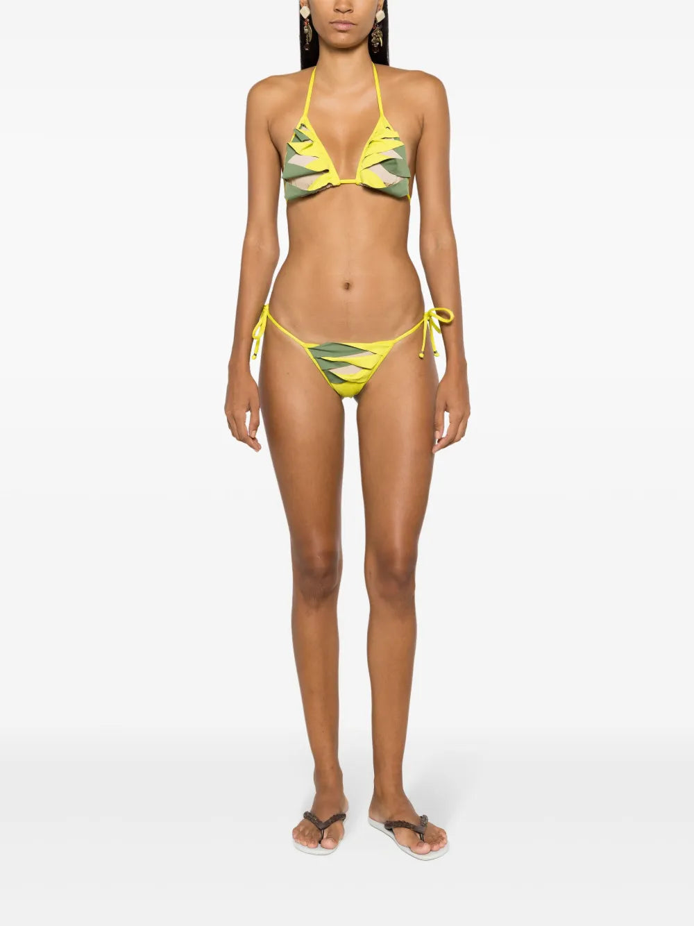 Cut-Out Triangle Bikini