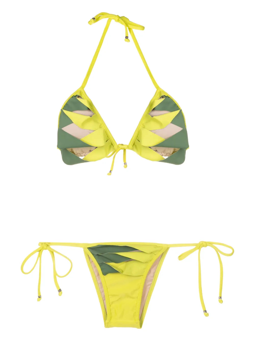 Cut-Out Triangle Bikini