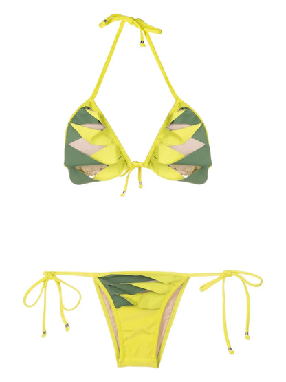 Cut-Out Triangle Bikini