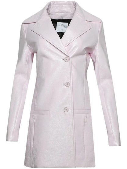 Heritage Vinyl Faux Leather Coat