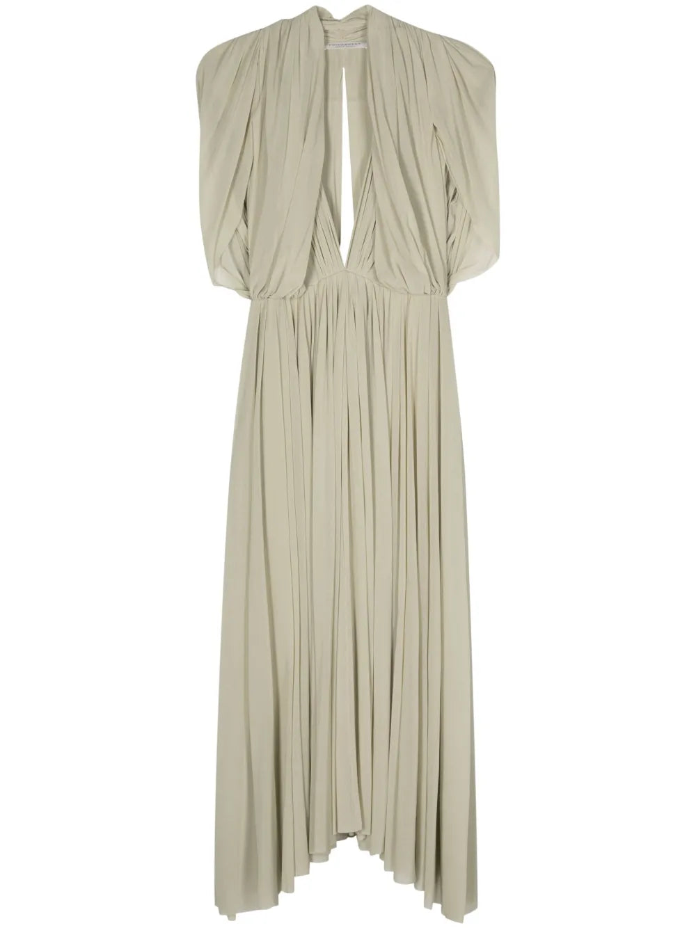 Draped-Detail Dress