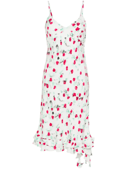 Reverie-Print Midi Dress