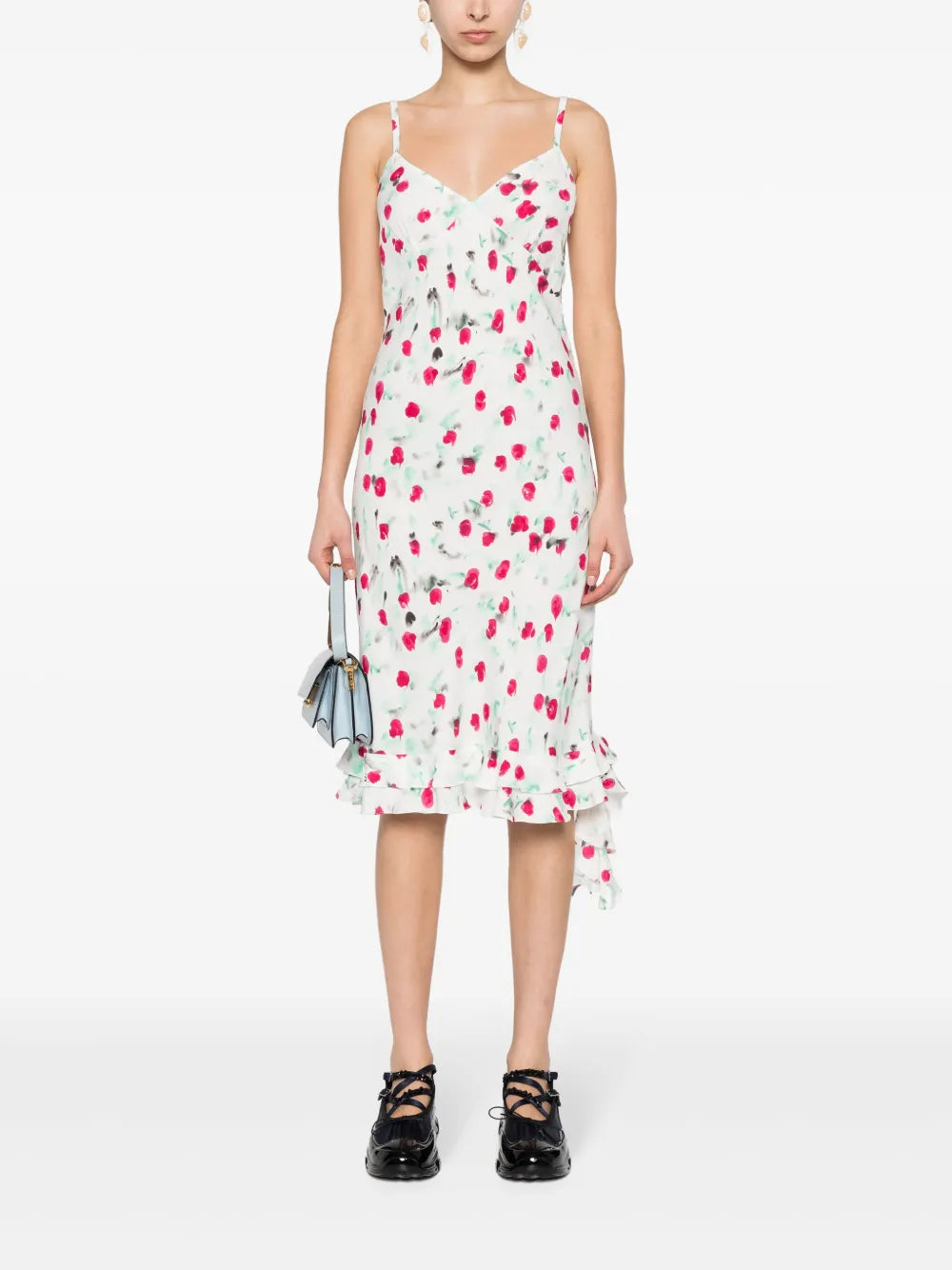 Reverie-Print Midi Dress