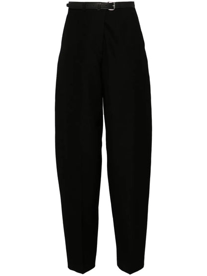 Belted Wool Trousers