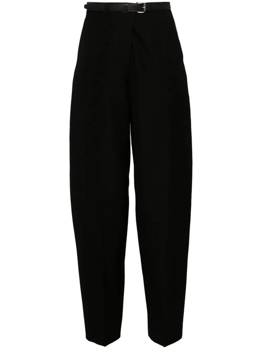 Belted Wool Trousers