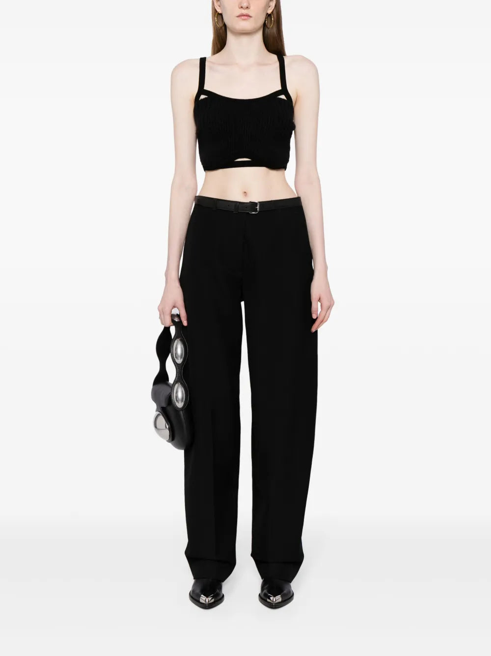 Belted Wool Trousers