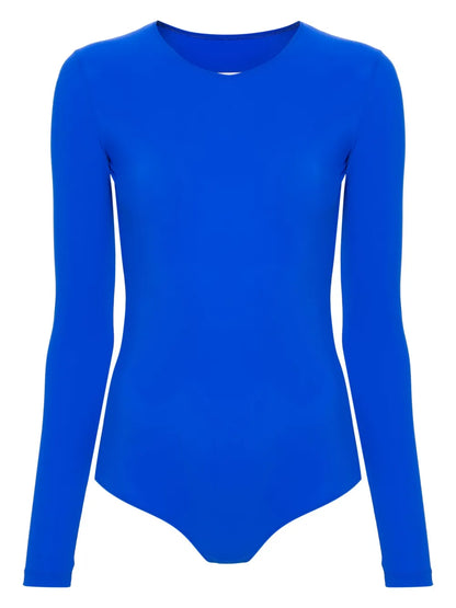 Numbers-Print Long-Sleeve Bodysuit