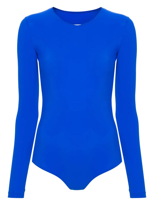 Numbers-Print Long-Sleeve Bodysuit