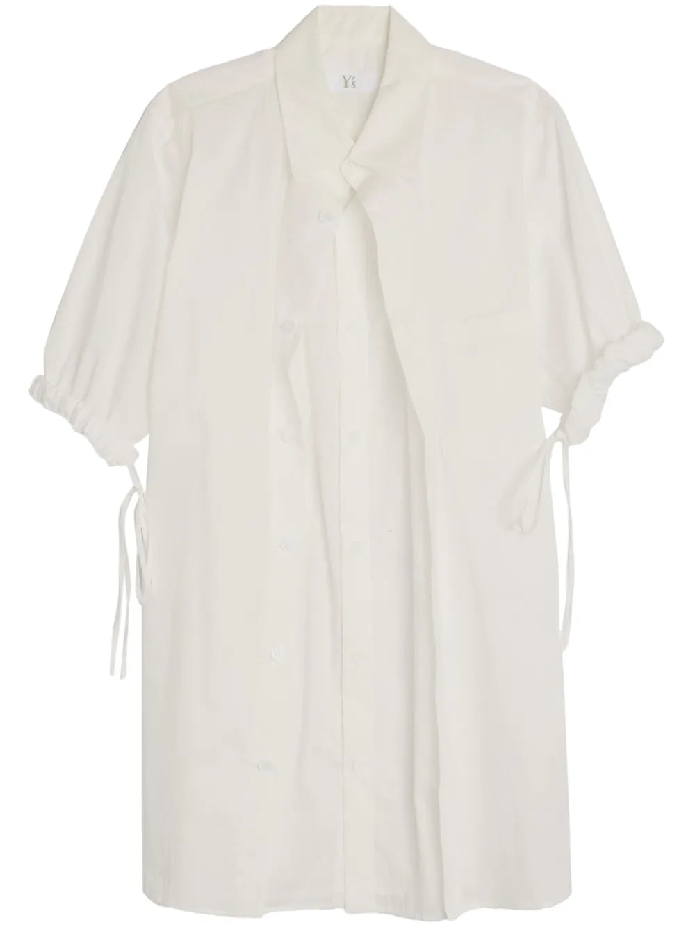 Draped Cotton Shirt