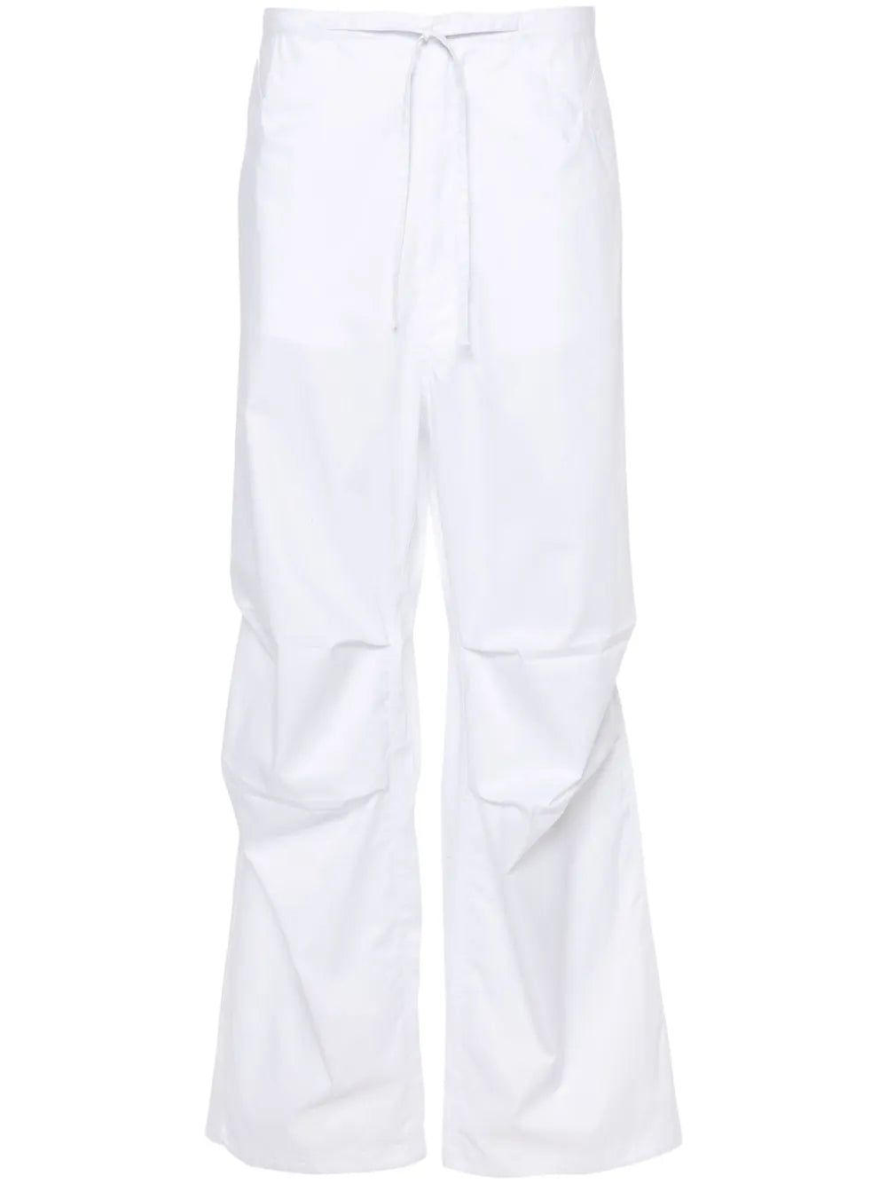 Drawstring Wide-Leg Trousers