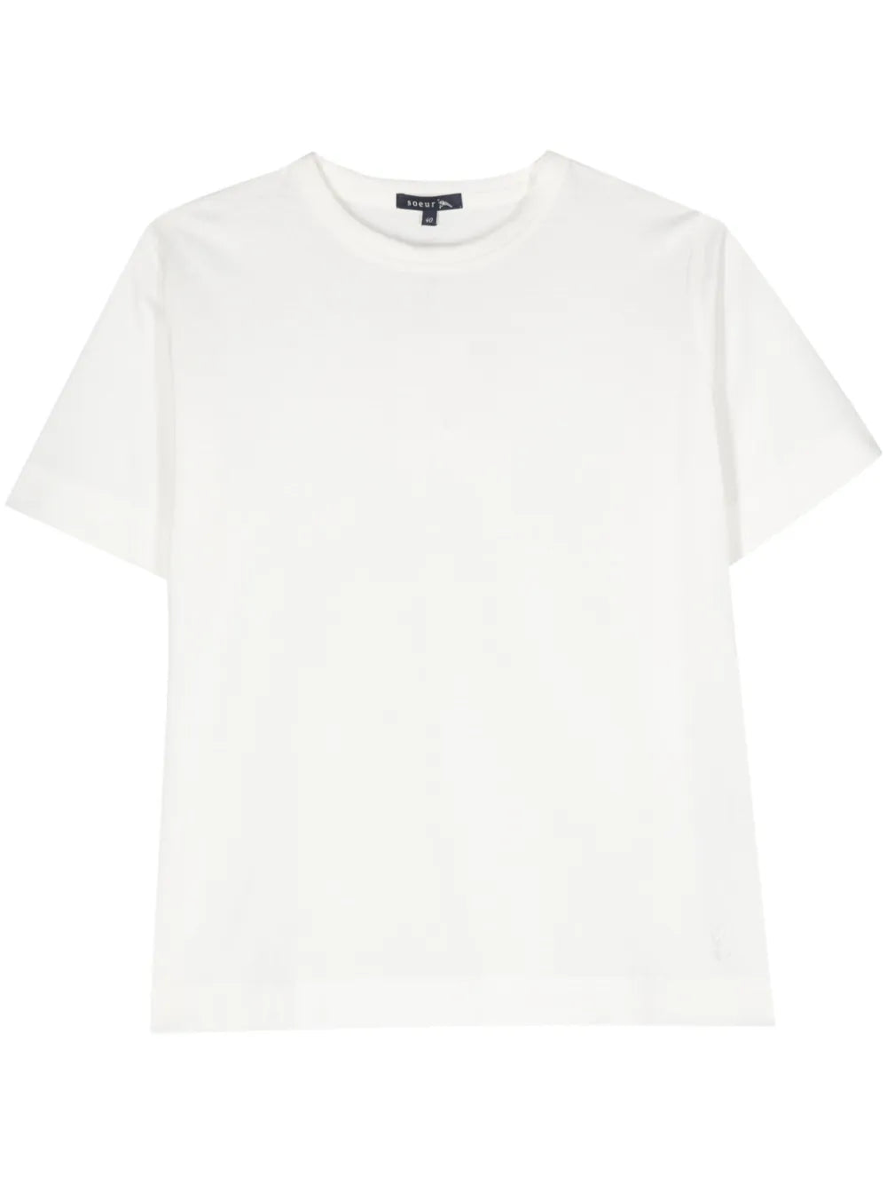 Basic Embroidered-Logo T-Shirt