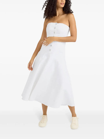 Veena Denim Midi Dress
