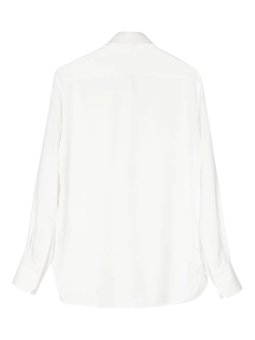 Pussy-Bow Button Shirt