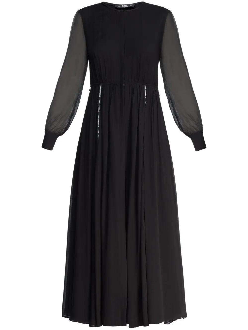 Logo-Tape Maxi Dress