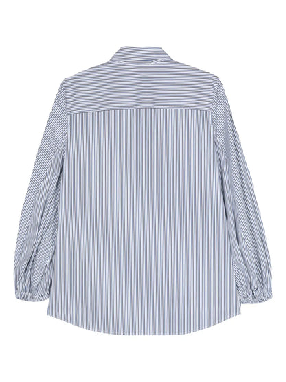 Striped Poplin Shirt