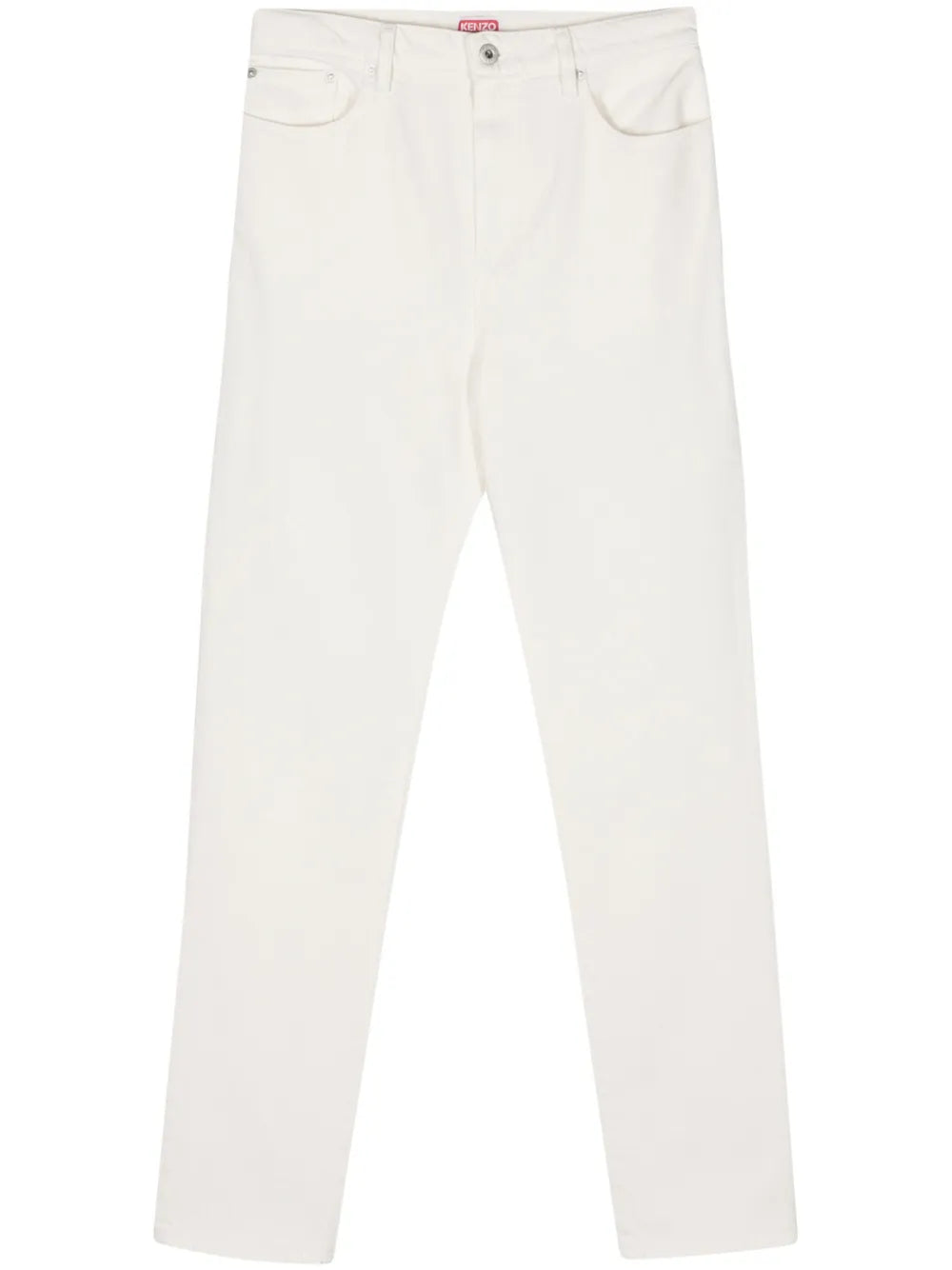 Mid-Rise Tapered-Leg Jeans