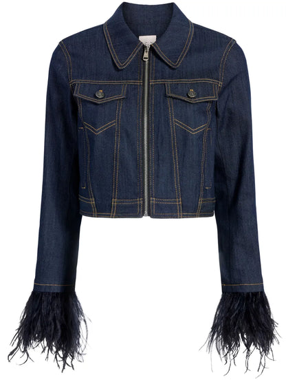 Luca Cropped Denim Jacket