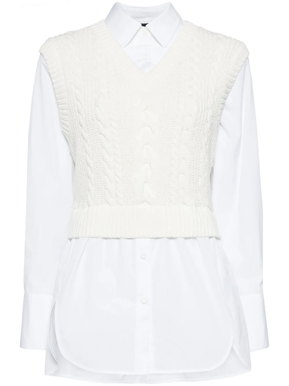 Layered Long-Sleeve Shirt