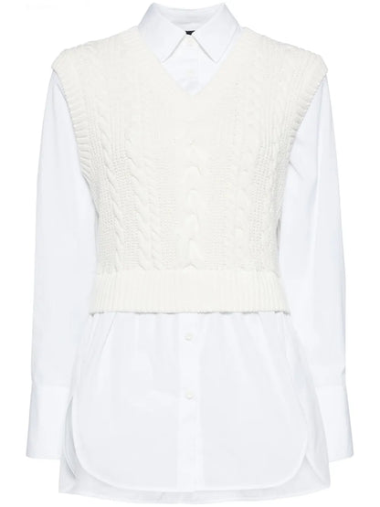 Layered Long-Sleeve Shirt